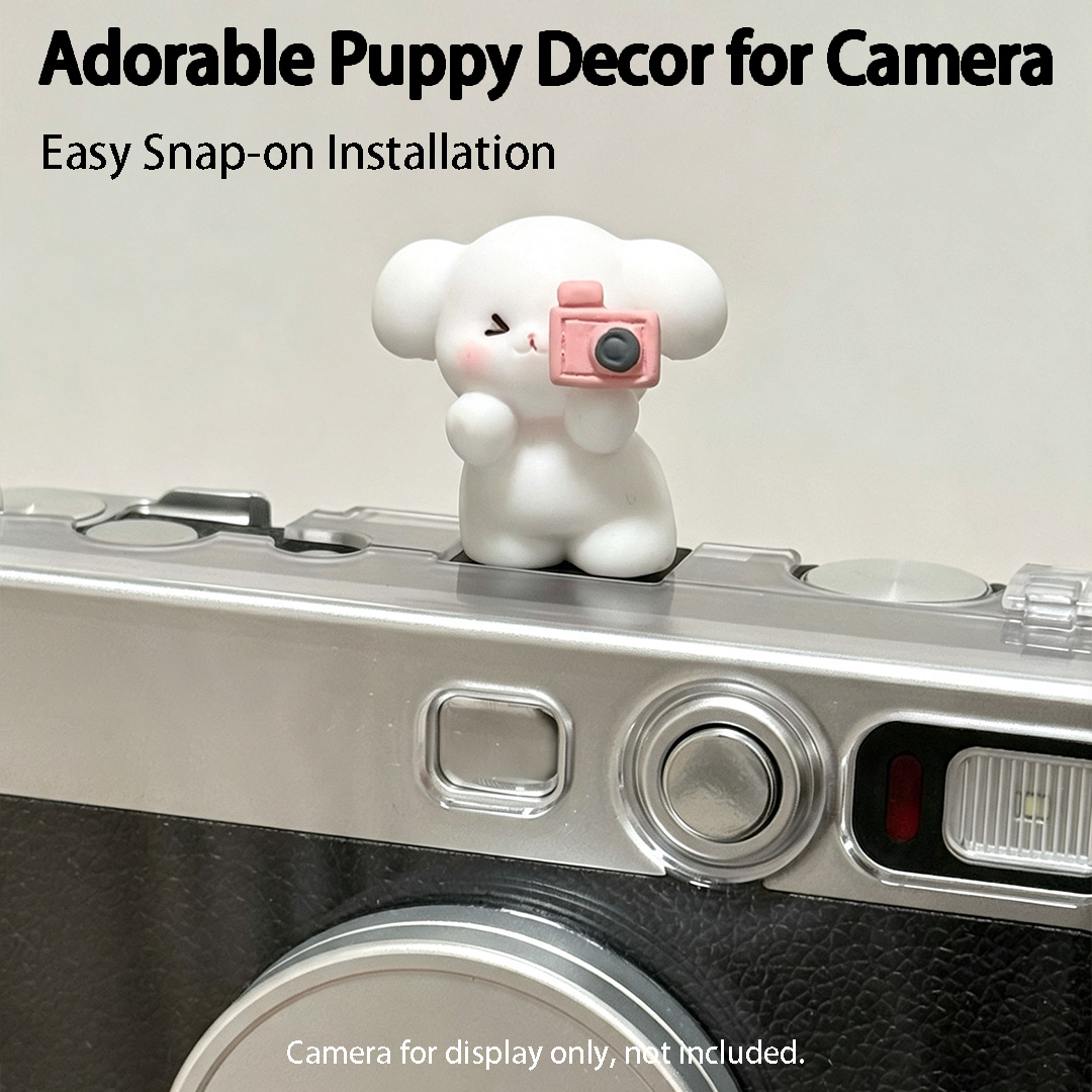 Canon Camera Eos R50 - Cute 3D Puppy Camera Hot Shoe