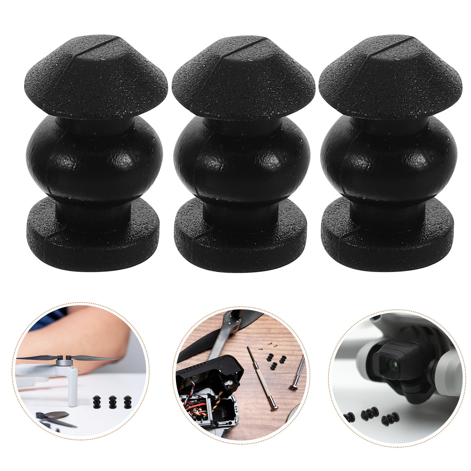 10Pcs Rc Drone Gimbal Silicone - огляд і ціна Drone Gimbal Dampener