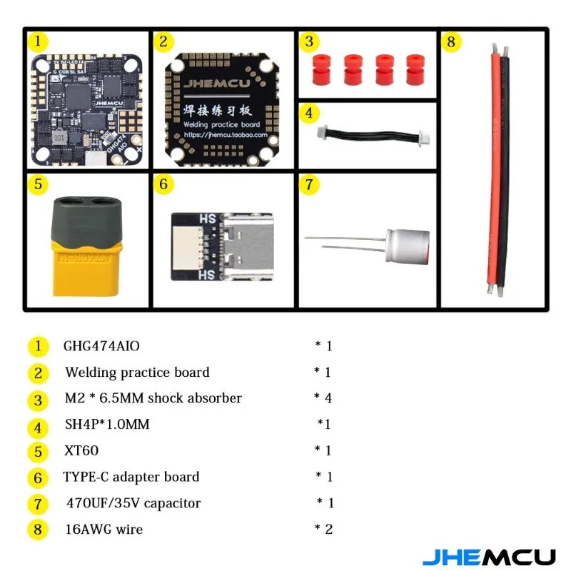 JHEMCU GHG474AIO 40A AIO Fligh - огляд і ціна Betaflight Fc F4