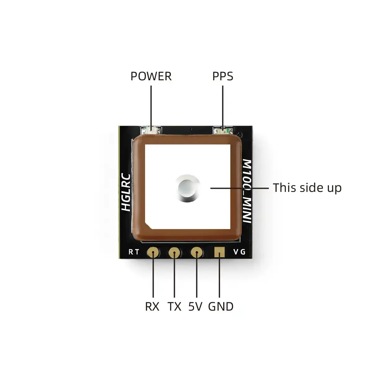HGLRC M100 MINI GPS Module M10 - огляд і ціна Drone Gimbal Controller