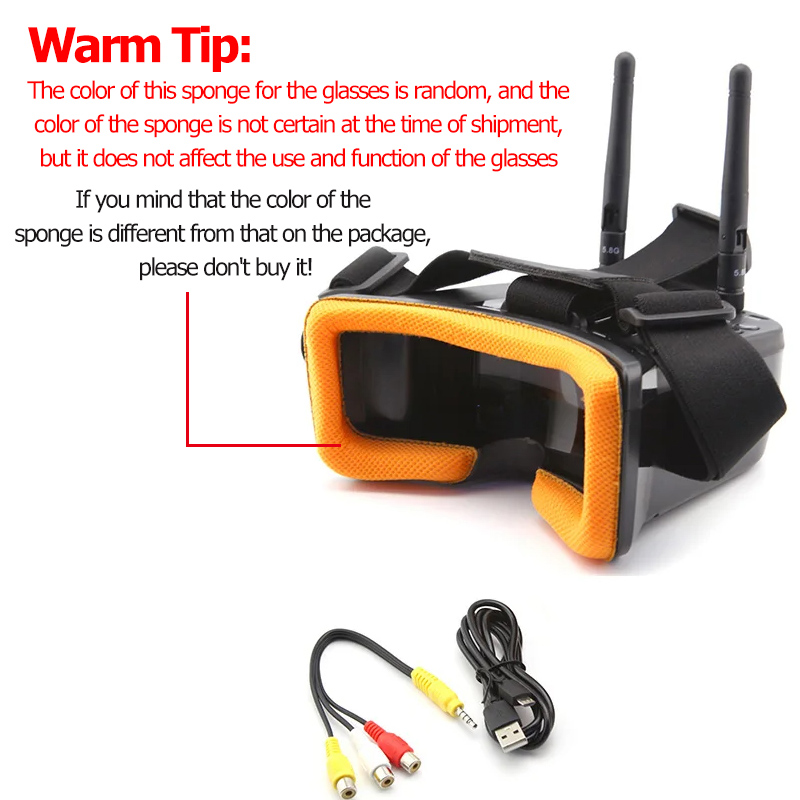VR009 FPV Video Goggles 3Inch  - огляд і ціна Drone Gimbal Controller