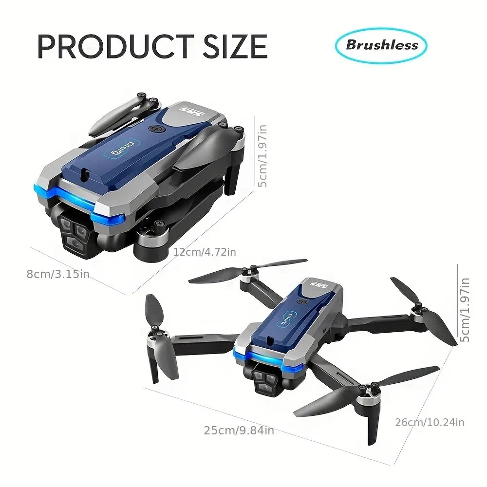 S8S GPS Drone 5G Wifi 8K HD Du - огляд і ціна Drone Gimbal Brushless